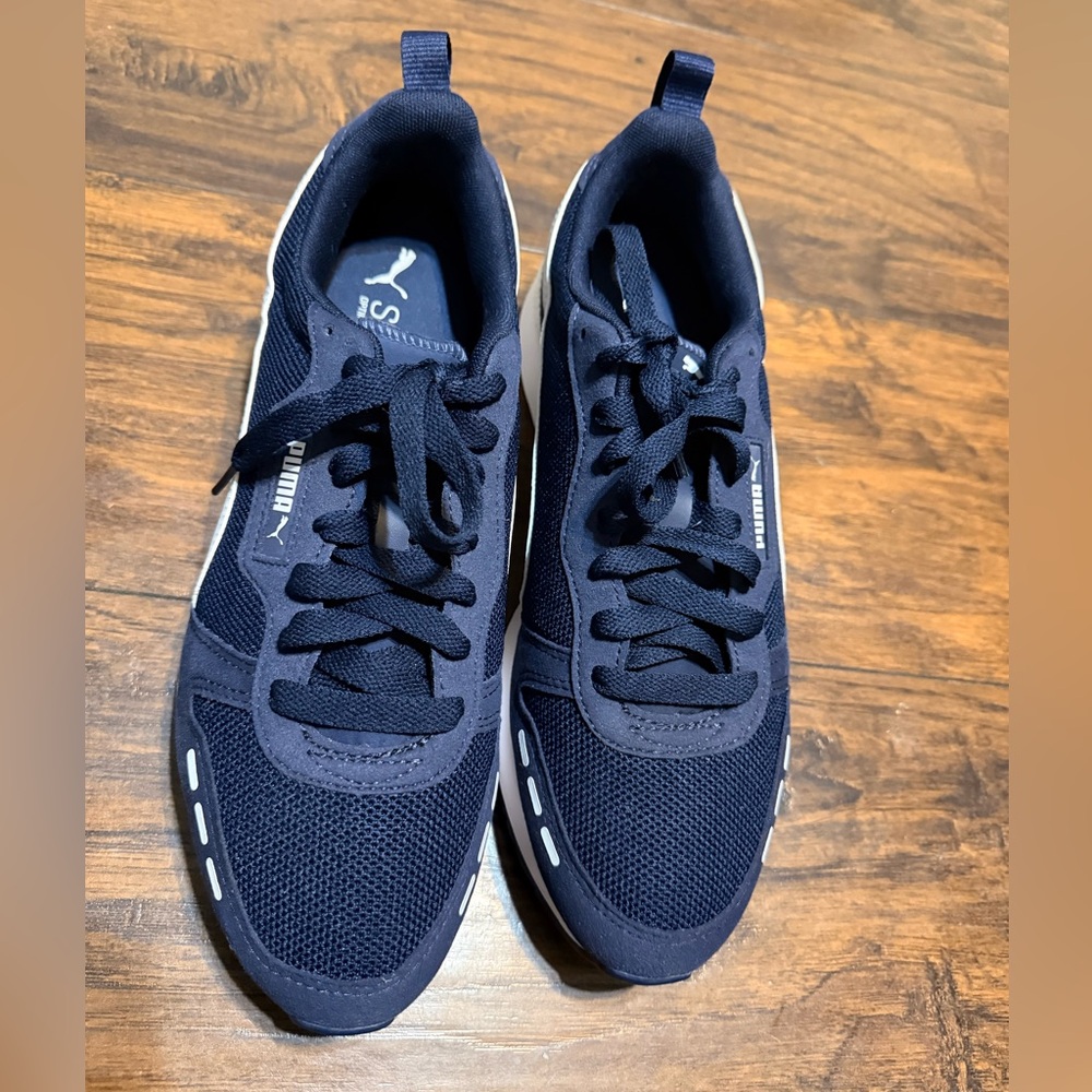 Puma Men's Dark Blue Athletic Sneakers